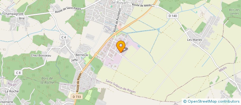 localisation de l'entreprise NOMYS INVEST  SAINT-SULPICE-DE-ROYAN