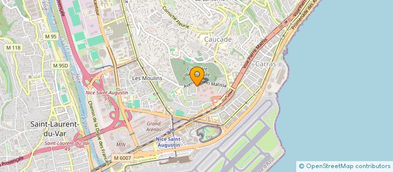 localisation de l'entreprise NON A L'ABANDON ET A LA SOLITUDE DES PERSONNES AGEES à NICE