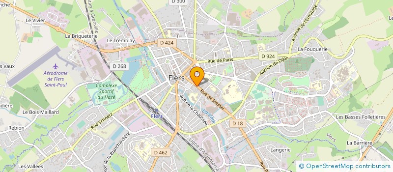 localisation de l'entreprise NON A LA FATALITE à FLERS