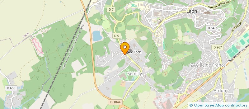 localisation de l'entreprise NON A LA RUE à LAON