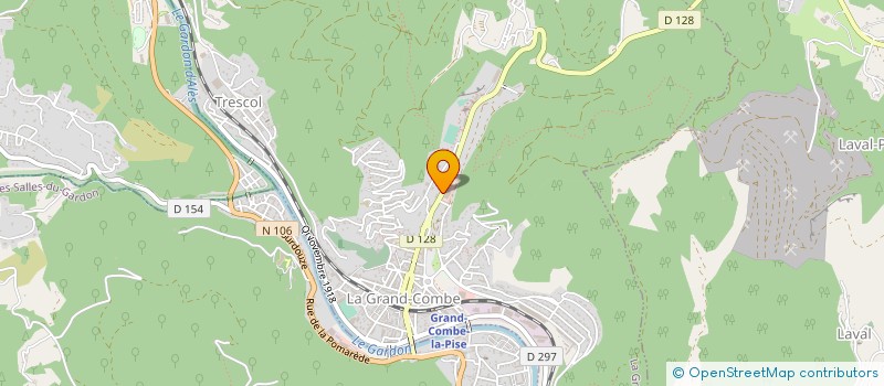 localisation de l'entreprise NON ALLIGATUM  LA GRAND-COMBE