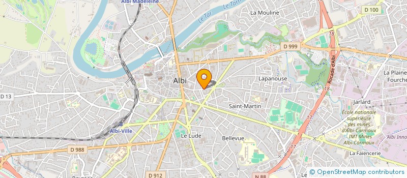 localisation de l'entreprise NON STOP AUDIO  ALBI