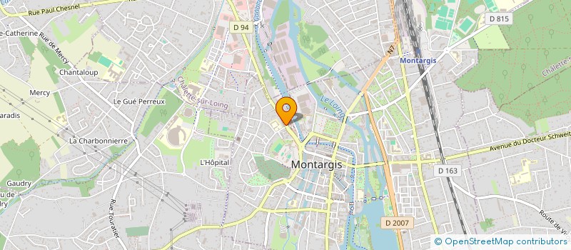 localisation de l'entreprise NON VIOLENCE ACTUALITE N V A à MONTARGIS