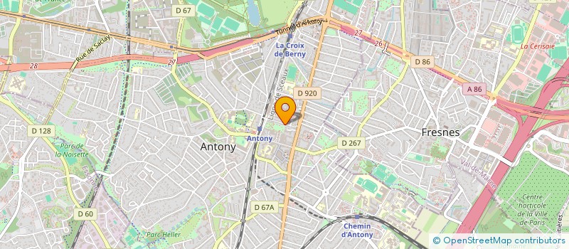 localisation de l'entreprise NONA à ANTONY