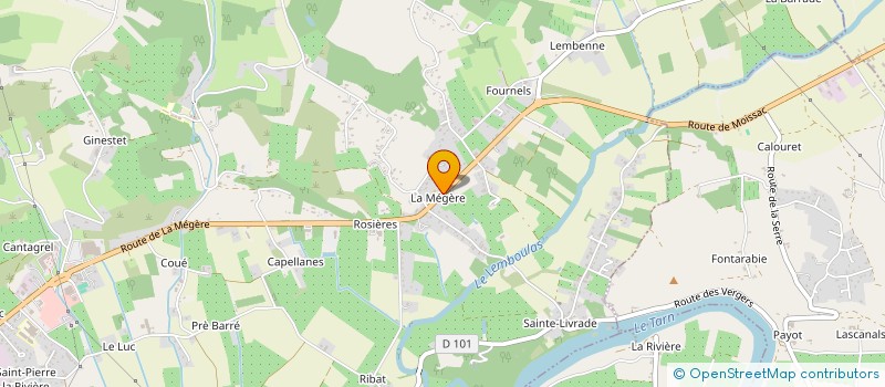 localisation de l'entreprise NONA  MOISSAC