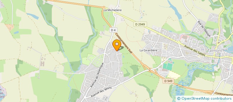 localisation de l'entreprise NONA  TALMONT-SAINT-HILAIRE