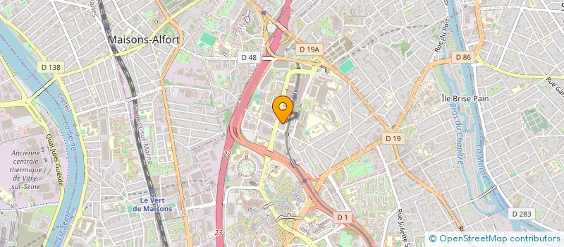 localisation de l'entreprise NONA BAT  CRETEIL