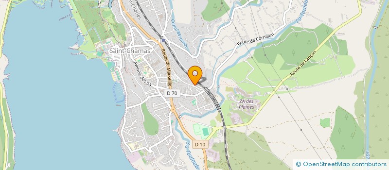 localisation de l'entreprise NONAME  SAINT CHAMAS
