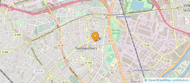 localisation de l'entreprise NONAME-CHARITY à GENNEVILLIERS