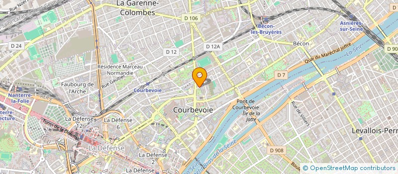 localisation de l'entreprise NONAME.PRESTATION à COURBEVOIE