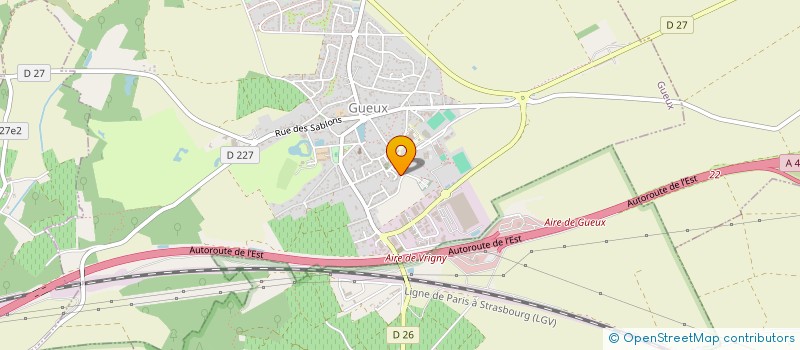 localisation de l'entreprise NONAMI HUGBART  GUEUX