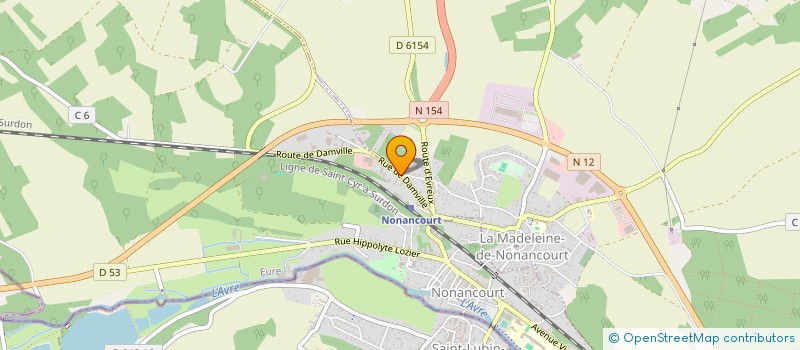 localisation de l'entreprise NONANCOURT TENNIS SPORTS  NONANCOURT