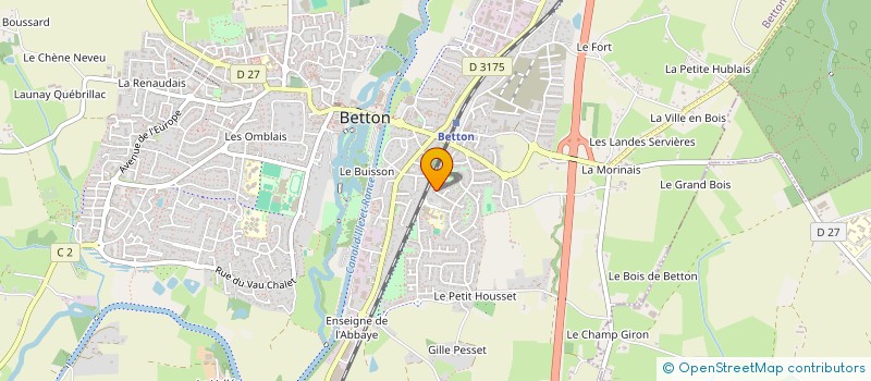 localisation de l'entreprise NONBANCE  BETTON