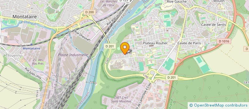 localisation de l'entreprise NONCENT SOLUTIONS  CREIL