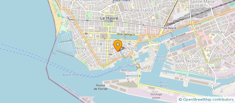 localisation de l'entreprise NONET-REVAULT  LE HAVRE