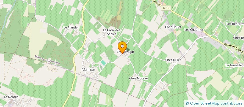 localisation de l'entreprise NONIDA  MAINXE-GONDEVILLE