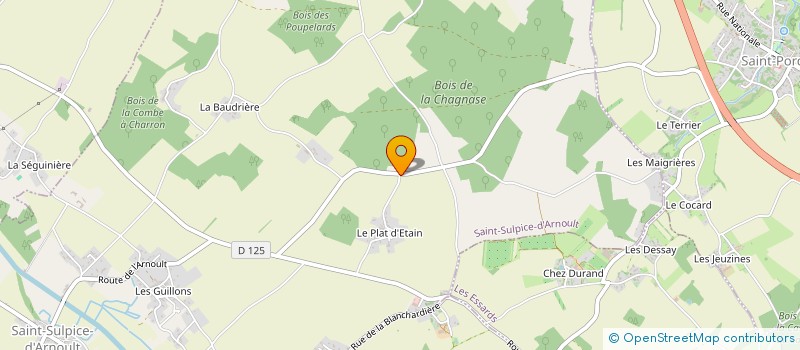 localisation de l'entreprise NONIN & CO  SAINT-SULPICE-D'ARNOULT