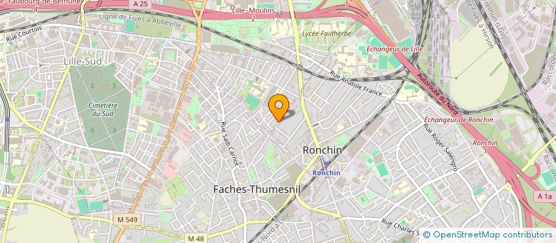 localisation de l'entreprise NONNA à LILLE