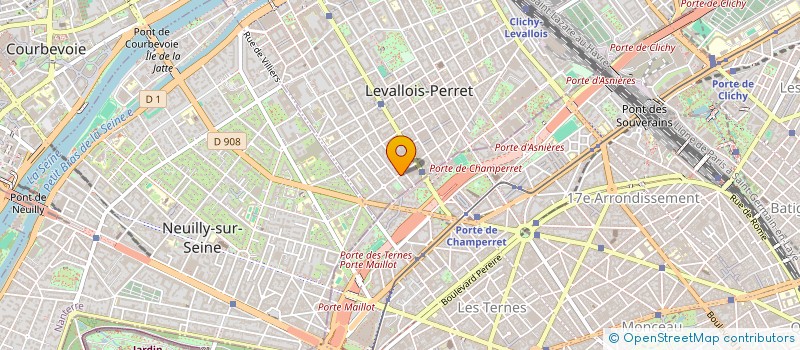 localisation de l'entreprise NONNA GROUP à LEVALLOIS-PERRET