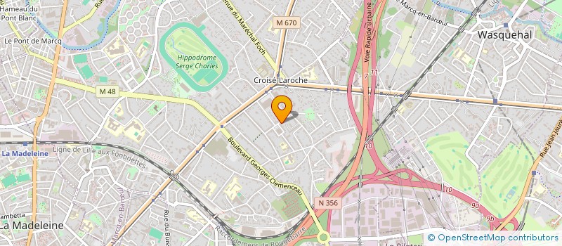 localisation de l'entreprise NONNEZ EXPERTISE à MARCQ-EN-BARŒUL