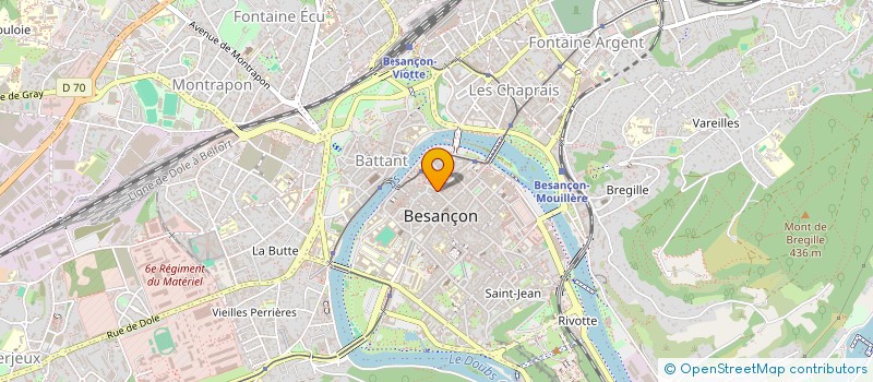 localisation de l'entreprise NONNO E NONNA à BESANCON
