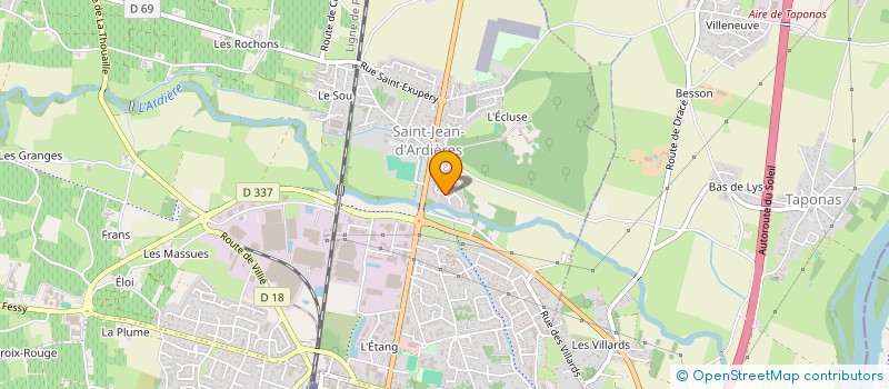 localisation de l'entreprise NONNO IMMO  BELLEVILLE-EN-BEAUJOLAIS