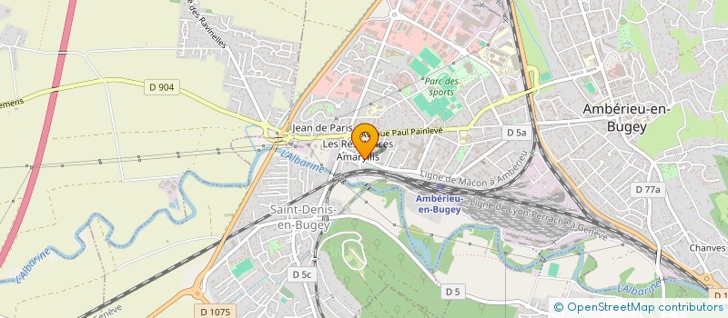 localisation de l'entreprise NONO à AMBERIEU-EN-BUGEY