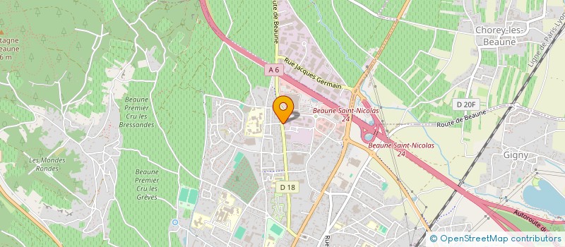 localisation de l'entreprise NONO à BEAUNE