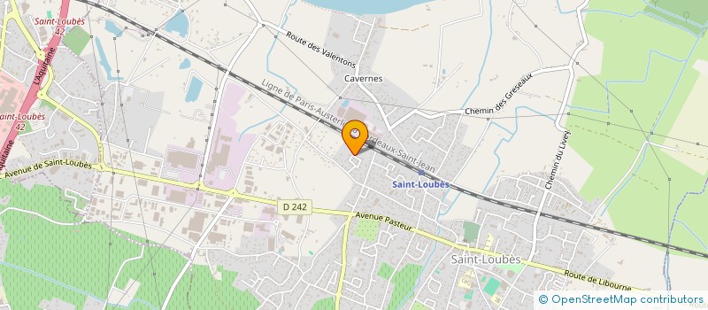 localisation de l'entreprise NONO BAZIN TP  SAINT-LOUBES