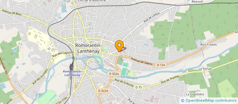 localisation de l'entreprise NONO BUSINESS  ROMORANTIN-LANTHENAY