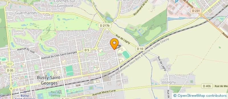 localisation de l'entreprise NONO'S KITCHEN  BUSSY-SAINT-GEORGES