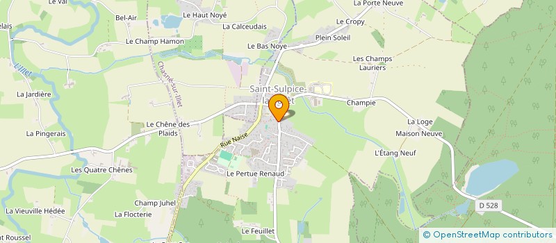 localisation de l'entreprise NONOBSTANT ET CIE  SAINT-SULPICE-LA-FORET