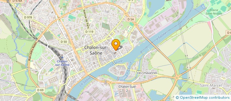 localisation de l'entreprise NONOSOLO à CHALON-SUR-SAONE