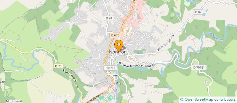 localisation de l'entreprise NONTRON BASKET CLUB  NONTRON