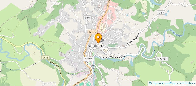 localisation de l'entreprise NONTRON INFORMATIQUE à NONTRON