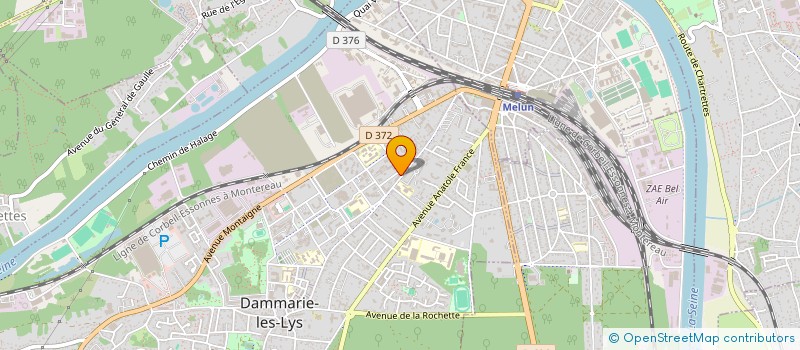 localisation de l'entreprise NONU CONSTRUCT à DAMMARIE-LES-LYS