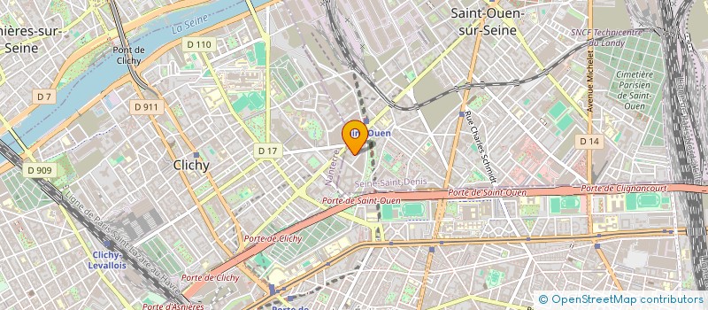 localisation de l'entreprise NONUISIBLE à SAINT-OUEN-SUR-SEINE