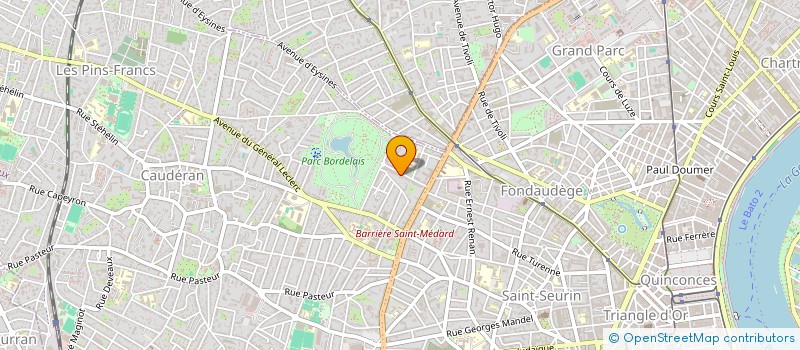 localisation de l'entreprise NONY VINS & SELECTIONS  BORDEAUX