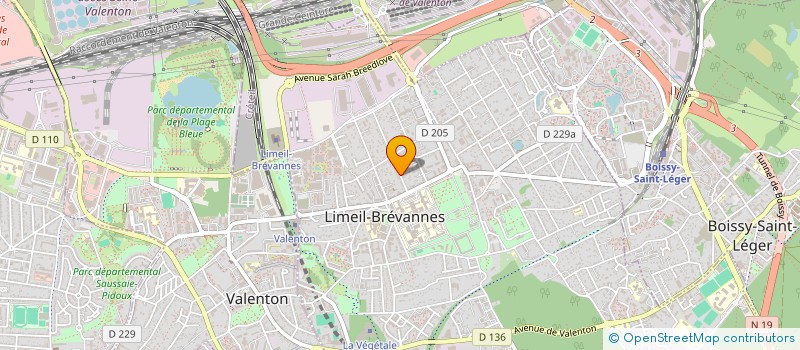 localisation de l'entreprise NONYME à LIMEIL-BREVANNES