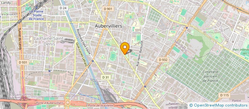 localisation de l'entreprise NOO ELEMENTZ à AUBERVILLIERS