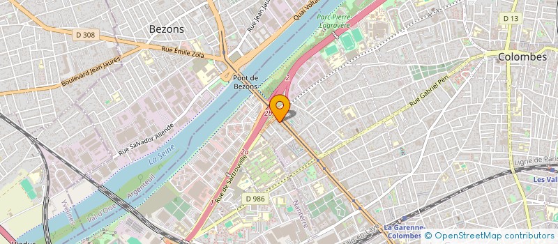 localisation de l'entreprise NOO WOK à COLOMBES