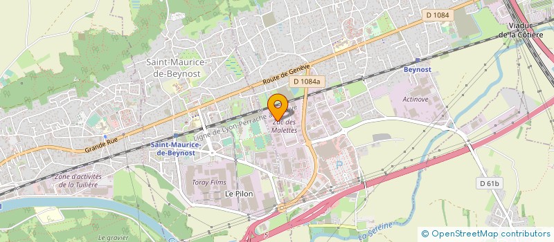 localisation de l'entreprise NOODDIS à BEYNOST