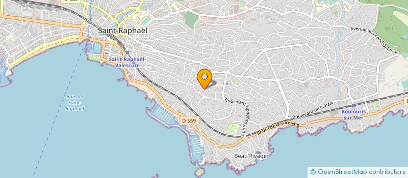 localisation de l'entreprise NOOL à SAINT-RAPHAEL