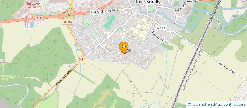 localisation de l'entreprise NOOLA GESTION  CLAYE-SOUILLY