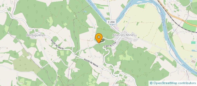 localisation de l'entreprise NOOMADIA  ALLAS-LES-MINES