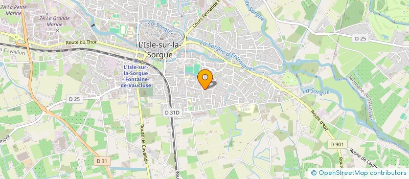 localisation de l'entreprise NOON  L'ISLE-SUR-LA-SORGUE