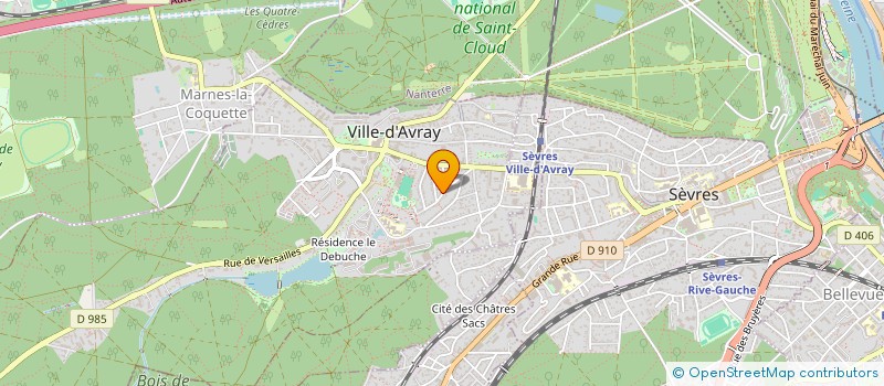 localisation de l'entreprise NOOPYS  VILLE-D'AVRAY