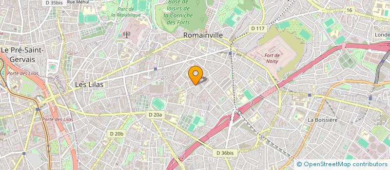 localisation de l'entreprise NOOR à ROMAINVILLE