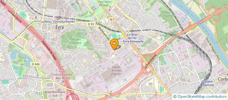 localisation de l'entreprise NOOR  EVRY-COURCOURONNES
