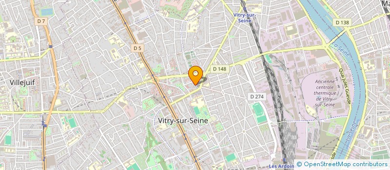 localisation de l'entreprise NOOR à VITRY-SUR-SEINE